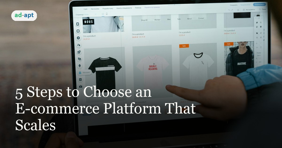 5 Steps to Choose an E-commerce Platform That Scales